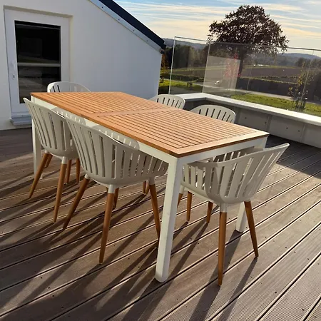 Elegantes Ferienhaus Seeidylle Mit Blick Auf Möhnesee Exterior foto